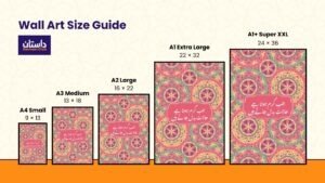 wall art size guide